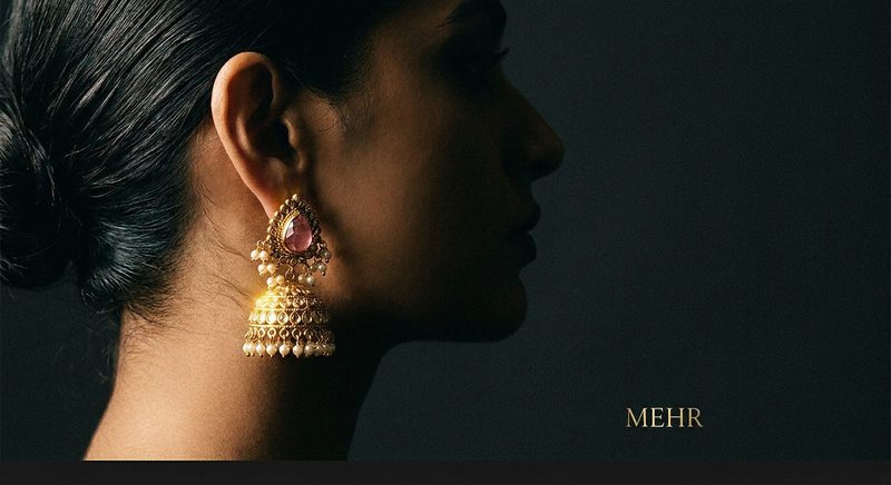 Jewellery campaign visual produced from a product photo